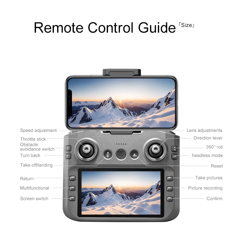 Mijia A14 Brushless Drone Triple HD Camera WiFi FPV Folding Arm Night Flight Light Remote Control Quadcopter Photography Toy - Image 6