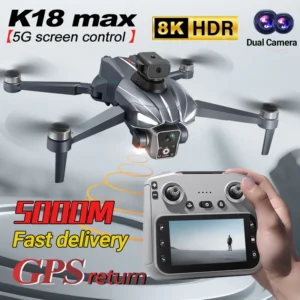 K18 Max GPS Screen Drone With Airdrop 8K Profesional Camera Brushless Motor Aerial Photography Obstacle Avoidance FPV Quadcopter