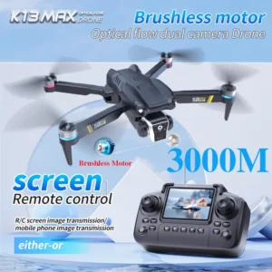 K13MAX Drone Professinal RC 8K HD Cameras WIFI FPV Height Hold Gesture Photography Foldable Quadcopter Screen Remote Control Toy