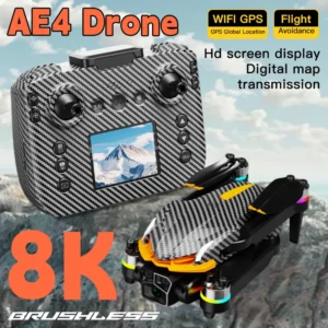For Xiaomi AE4 PRO Drone Professional 8k Camera Four-Axis Aerial Photography with Screen Remote Control Foldable Avoidance Toys